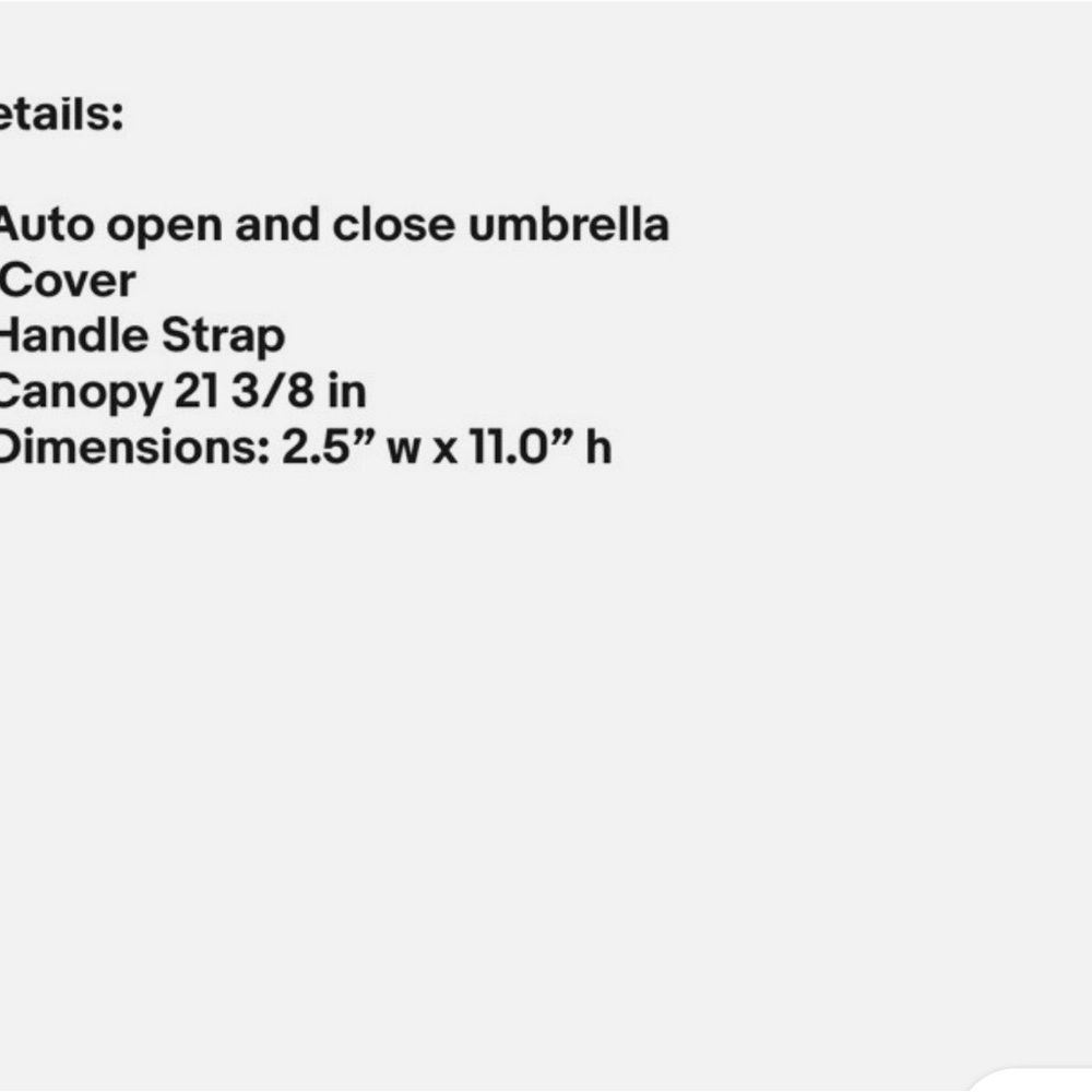 Vera Bradley Catnip Christmas Umbrella - Picture 3 of 3